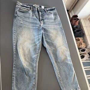 Eunina Light Blue Straight Leg Jeans